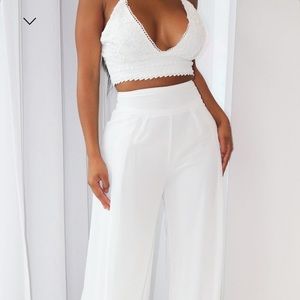 Matching Set/ White- Size Medium-New with tags